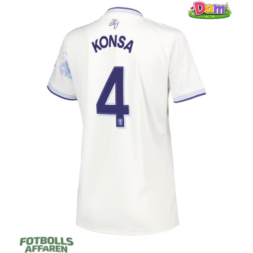Aston Villa Ezri Konsa #4 Tredje Tröja Kvinnor 2025-26 Kortärmad